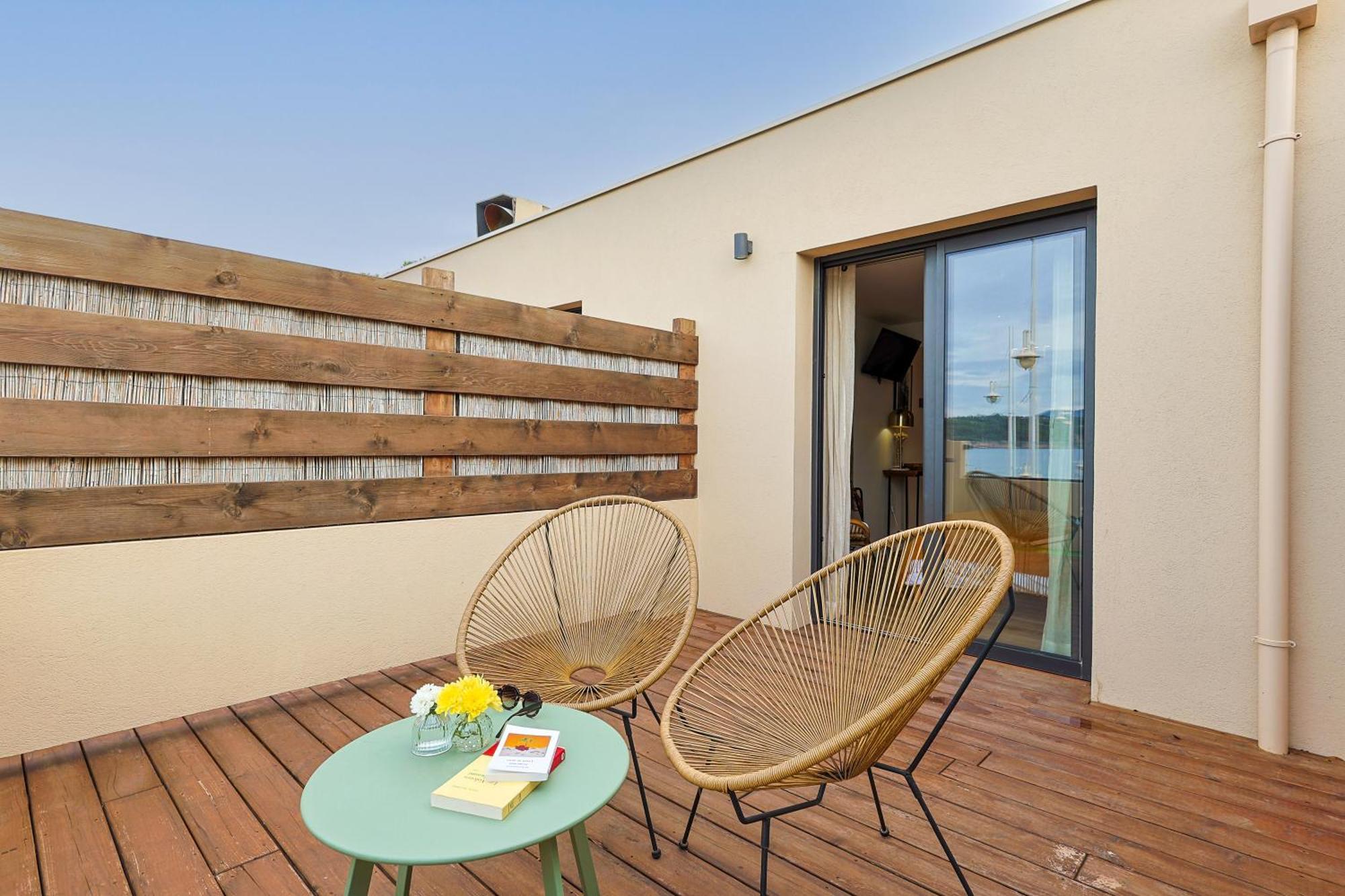 Chambre D'Hote Luxe Vue Mer Boheme Le Pradet Esterno foto