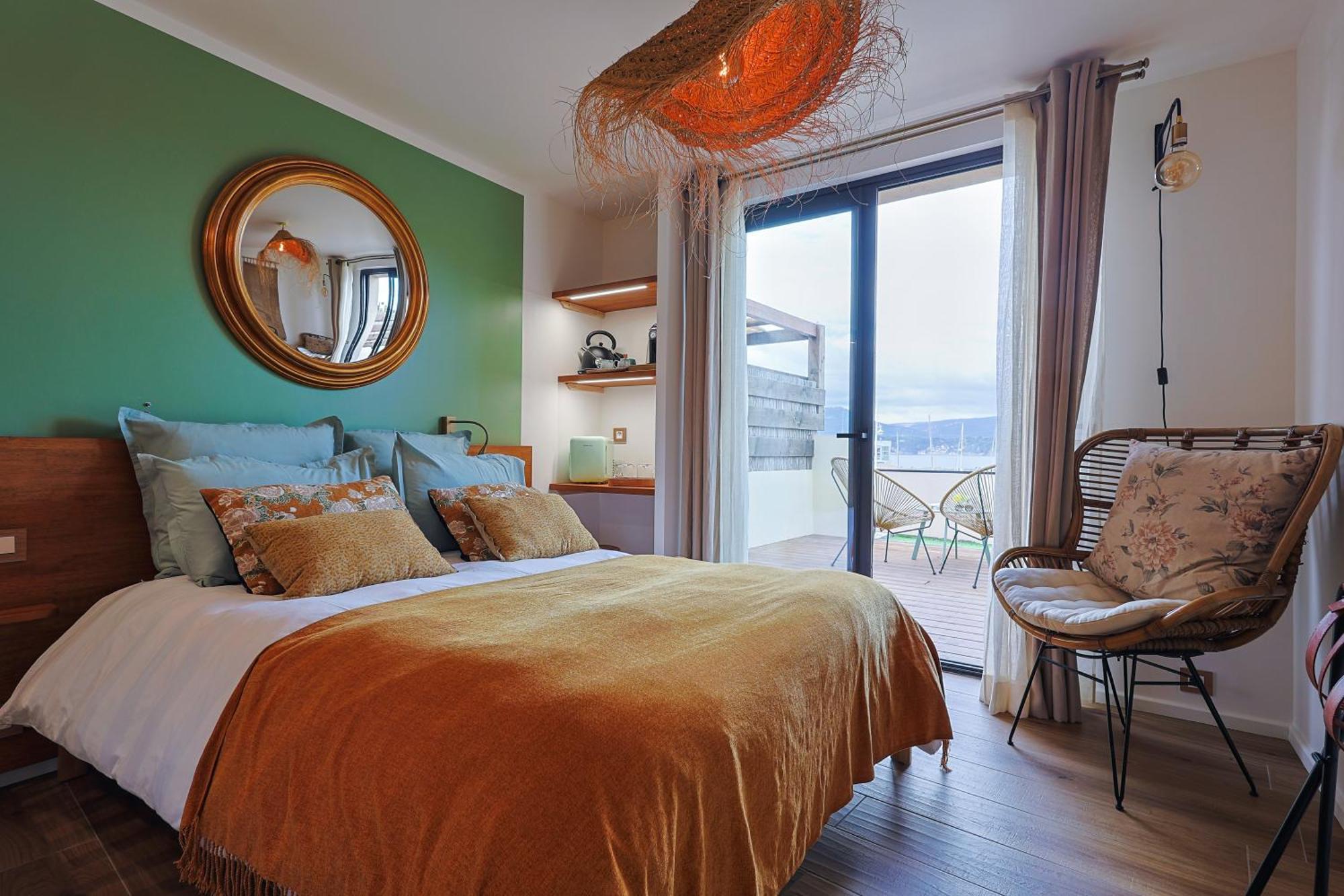 Chambre D'Hote Luxe Vue Mer Boheme Le Pradet Esterno foto